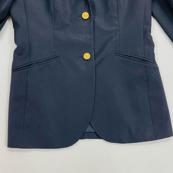 Brooks Brothers Navy Loro Piana Wool Two Button Blazer - 2 - Picture 6 of 16